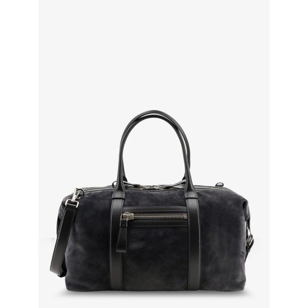 Tom Ford Men Buckley Holdall Suede Travel Bag
